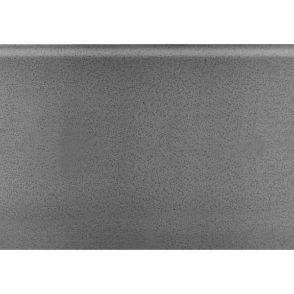 Grey Metal Accent Table with Blue Tile / Good for Drinks and Lamps