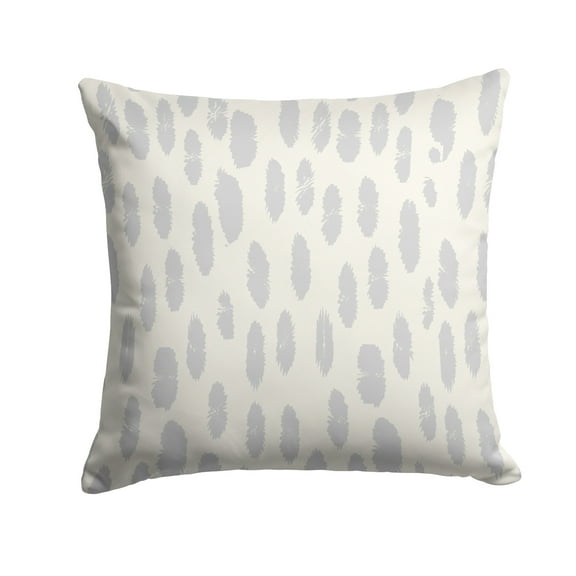 Grey Mini Dot Fabric Decorative Pillow