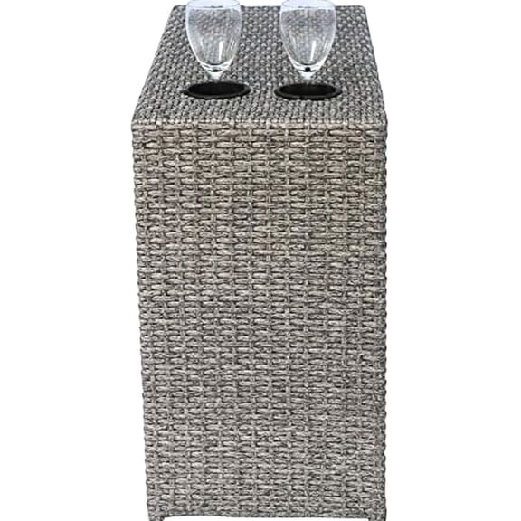 Grey Mix Wicker Table | Rust Resistant & Stunning | Outdoor Living Space