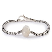 Trollbeads Grey Moonstone European Bead Bracelet, Size 7.5"