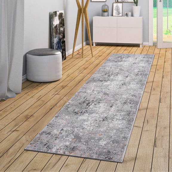 Grey Multi Area Rug - Pet-, Stain , Non-shedding For Living Room, Bedroom, Dining, Nursery, Study Office