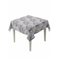 thumbnail image 1 of Grey Navy Blue Tree Table Cloth, Waterproof Tablecloth for Square Tables, Country Rustic Botanical Branch Reusable Washable Fabric Table Cover for Restaurant Kitchen Dining Tables 54"x54", 1 of 9