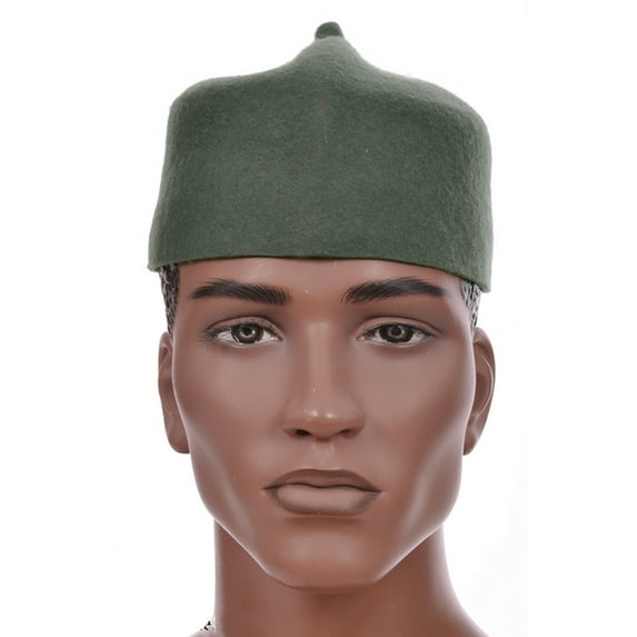 Grey Nigerian Igbo Ozo Cap African Hat