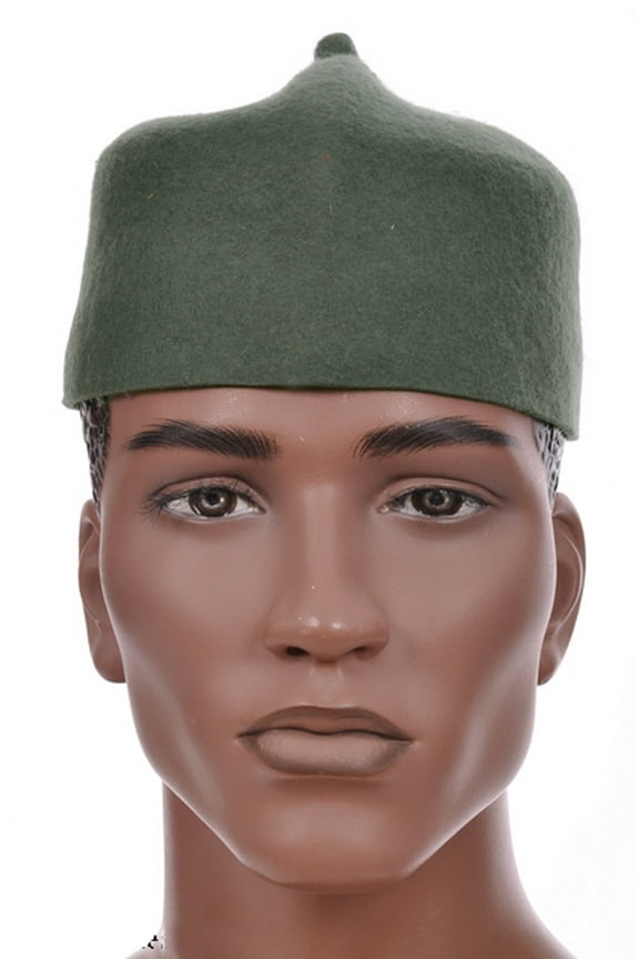 Grey Nigerian Igbo Ozo Cap African Hat