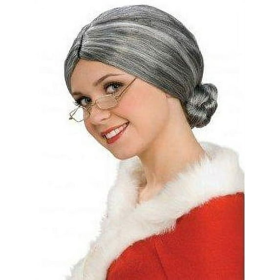 Rubie's Multi-color Deluxe Old Lady Halloween Costume Wig, for Adult Teen
