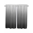 thumbnail image 1 of Grey Ombre Bathroom Window Curtain, Contemporary Gradient Abstract Art Light Filtering Coffee Kitchen Curtains, Bedroom Living Room Curtains 2 Panel 84"x63", 1 of 6