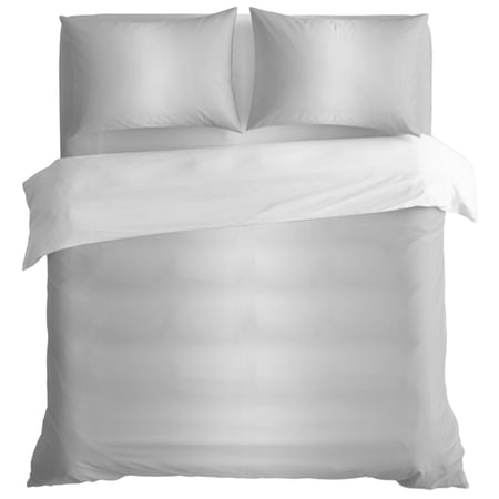 Grey Ombre Duvet Cover Set Twin Size, Modern Abstract Art Gradient Minimalist 4 Piece Bedding Set with Zipper Closure & Corner Ties Soft Breathable Comforter Cover for Bedroom