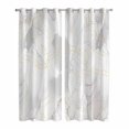 thumbnail image 1 of Grey Ombre Marble Kitchen Curtains 96 Inch Length, Yellow Modern Geometric Abstract Art Grommet Top Bedroom Living Room Curtains, Light Filtering Cafe Curtain Drapes 2 Panels Set 104''x96'', 1 of 9