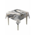 thumbnail image 1 of Grey Ombre Marble Table Cloth, Abstract Modern Art Waterproof Tablecloth for Square Tables, Reusable Washable Fabric Table Cover for Restaurant Kitchen Dining Tables 54"x54", 1 of 6