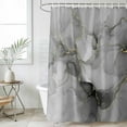 thumbnail image 1 of Grey Ombre Marble Waterproof Fabric Shower Curtain,Gray Marble Crack Abstract Modern Waterproof Fabric Shower Curtain for Bathroom Curtains Bathtubs Hotel Shower Curtains with 12 Hooks Stall 48x72in, 1 of 8