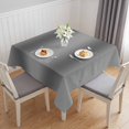 thumbnail image 1 of Grey Ombre Table Cloth Waterproof Tablecloths, Farmhouse Gray Gradient Modern Art Tablecloth Dining Table Cover for Kitchen Party Tabletop Outdoor, Square Tablecloth 54x54 Inch, 1 of 9
