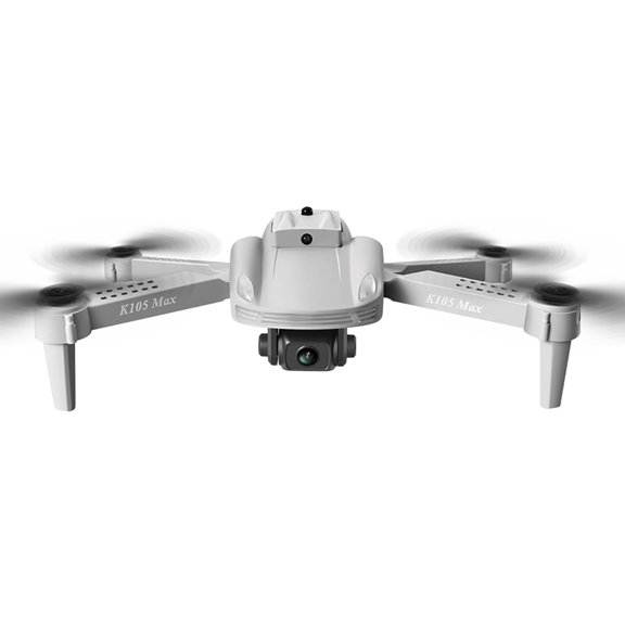 Grey Omnidirectional Obstacle Avoidance Drone With 4K Hd Camera Aerial Photography Quadcopter Folding Design Altitude Hold Headless Mode Remote Control Rc Aircraft Grey