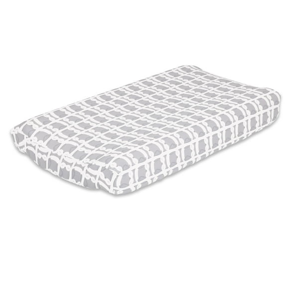 grey owl changing pad cover by the peanut shell