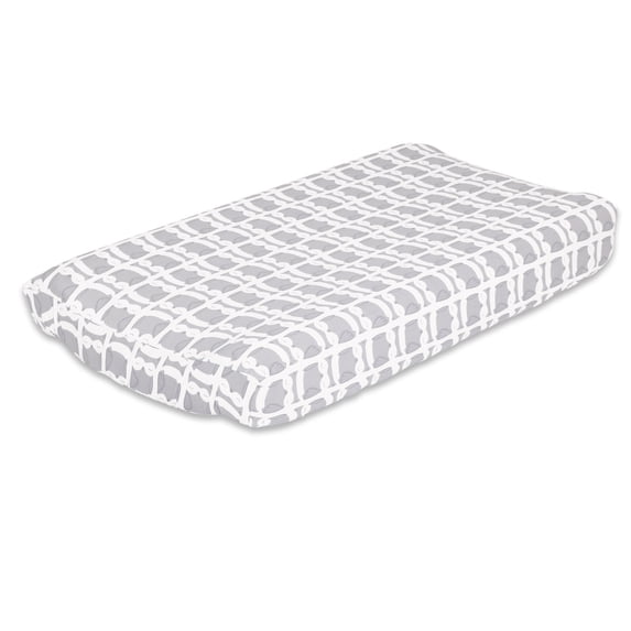 grey owl changing pad cover by the peanut shell
