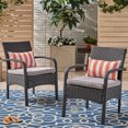 thumbnail image 1 of Grey PE Rattan Outdoor Chair / Comfortable Seating for Patio Chatting, 1 of 6