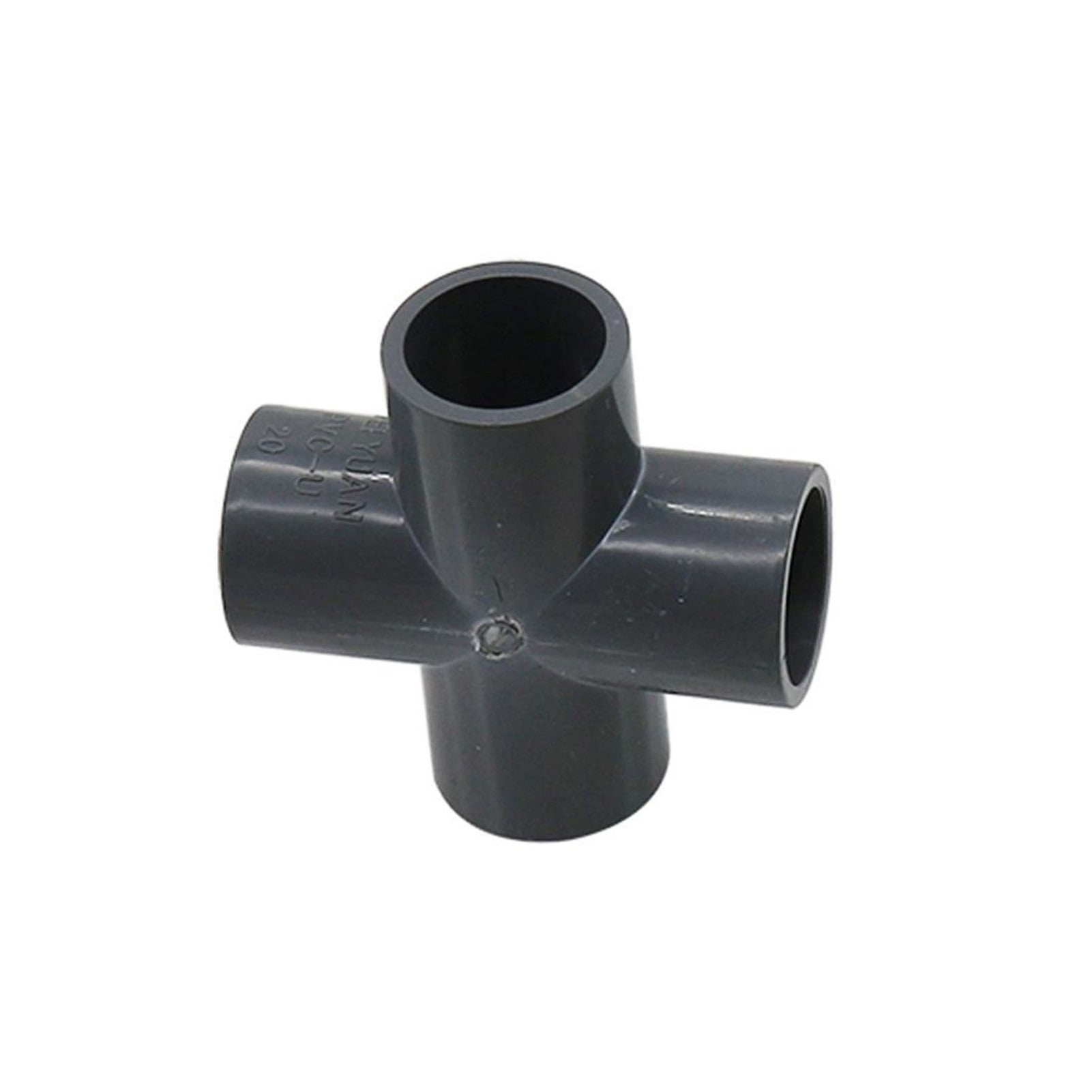 Grey PVC Pipe Connector Inner Diameter 20mm Pipe Connector Garden Water