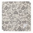 thumbnail image 1 of Grey Paisley Cloth Napkins Washable Set of 2, Boho Flower Botanical Leaf Branch Reusable Dinner Table Napkins Cloth Bulk for Weddings Kitchen Restaurants Hotel Events Parties 20 x 20 Inch, 1 of 9