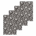 thumbnail image 1 of Grey Paisley Kitchen Dish Towels for Drying Dishes Set of 4, Ethnic Vintage Floral Botanical Abstract Waffle Weave Microfiber Hand Tea Bathroom Towels Quick Dry & Absorbent Towel 15.7x23.6, 1 of 7