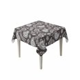 thumbnail image 1 of Grey Paisley Suqare Tablecloth - 54 x 54 Inch, Ethnic Vintage Floral Botanical Abstract Waterproof & StainResistant Tablecloth, Washable Oil-proof Table Cover for Dining/Party/Wedding/Camping/Buffet, 1 of 9
