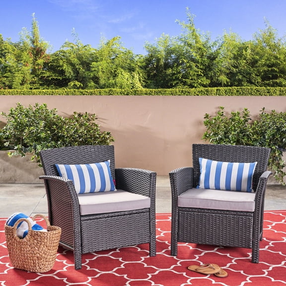 Grey Patio Chairs / Solo Relaxation / Offer Peaceful Moments