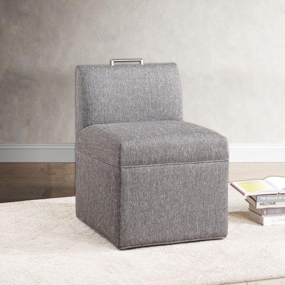 Ashen Grey Performance Fabric - Durable Frame and Cushion - Home Office Use - Comfortable and Convenient Chair