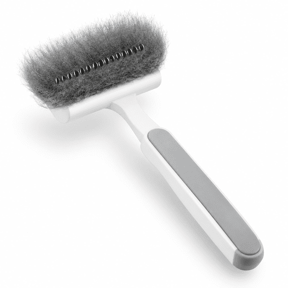 Grey Pet Undercoat Rake Dematting Tool for Cats, Small/Medium Dogs and Horses