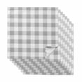 thumbnail image 1 of Grey Plaid Cloth Napkins, Gradient Geometric Buffalo White Checkered Washable and Reusable Dinner Napkins Set of 8, Table Napkin for Kitchen Party Birthday Wedding Hotel Housewarming 20"x20", 1 of 8