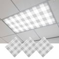 thumbnail image 1 of Grey Plaid Fluorescent Light Covers, Spring Summer Farmhouse Buffalo Checkered Magnetic Light Covers for Ceiling Lights, Fluorescent Ceiling Shade Filters for Classroom Bedroom Office 4x2Ft x 3PCS, 1 of 8
