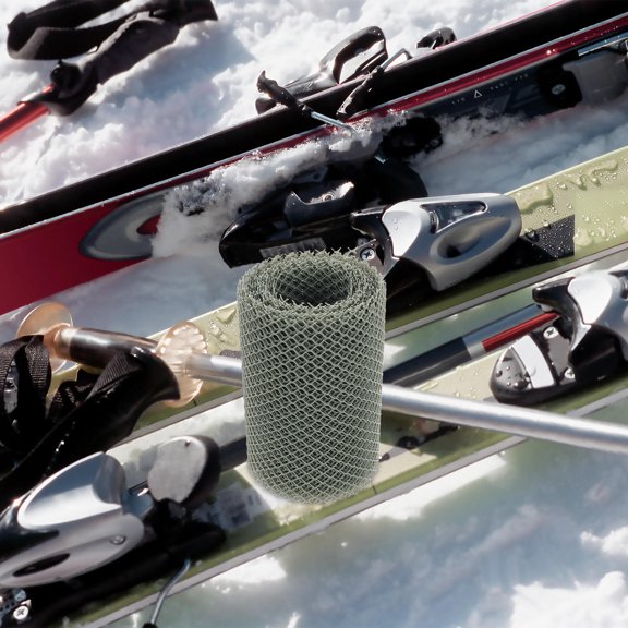 Grey Plastic Protective Mesh for Ski Board Flexible Antifreezing Snowboard Accessory