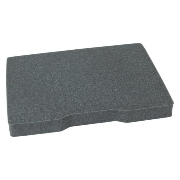 Grey Pluck Foam Insert 1495 Middle - 18.8" x 13.1" x 2" - Pick N Pluck Foam - Customizable Protective Case Insert - USA Made