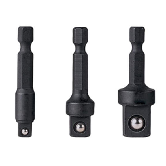 Grey Pneumatic 0.25 in. Hex to Square Socket Adapter Set - Grey