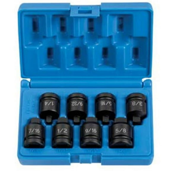 Grey Pneumatic 1/2'' Drive 8 Pc. Pipe Plug Socket Set