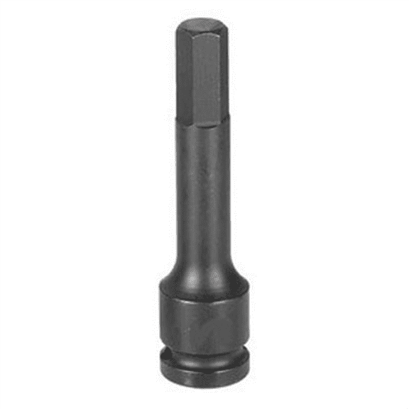 Grey Pneumatic 1/2" Drive x 8mm Hex Driver 4" Length