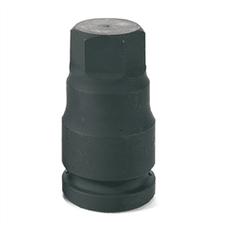 Grey Pneumatic 1" Drive x 24mm Hex Driver