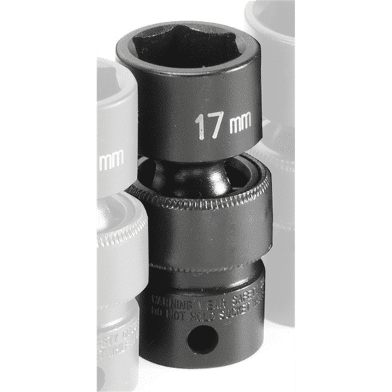 Grey Pneumatic 1017UM 3/8" Drive x 17mm Standard Universal