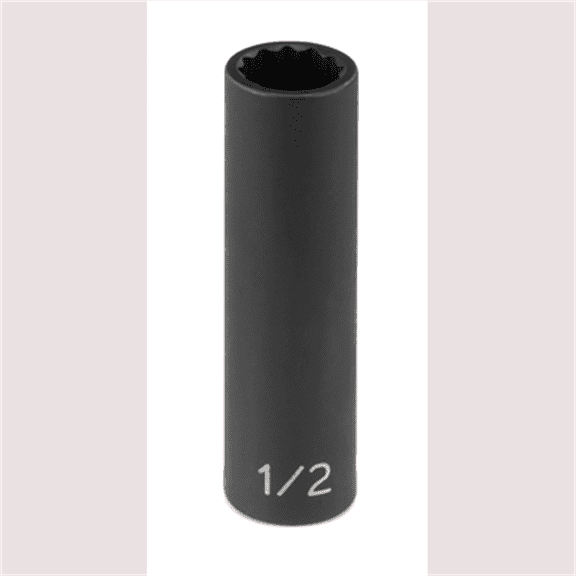 Grey Pneumatic 3/8" Drive x 1/2" Deep - 12 Point Socket