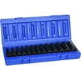 thumbnail image 1 of Grey Pneumatic (1203MD) 3/8" Drive 13-Piece 12-Point Deep Metric Socket Set, 1 of 2