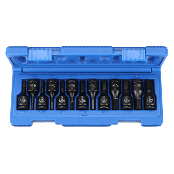 Grey Pneumatic 1298HC 3/8" Drive 13 Pc. Combo Hex Driver SAE/Metric Set