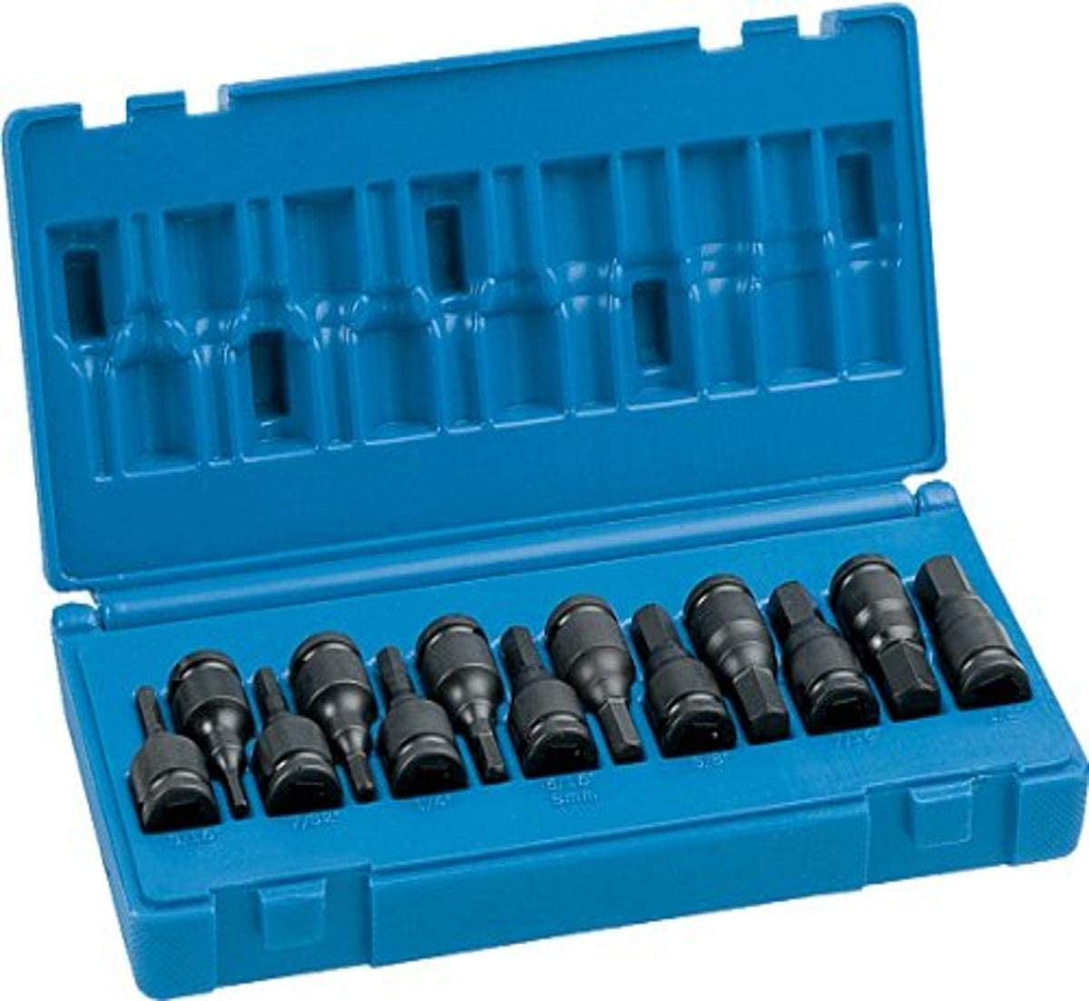 Husky 1/2 In. Drive SAE/Metric 6-Point Impact Socket Set (56-Piece - Foto 9