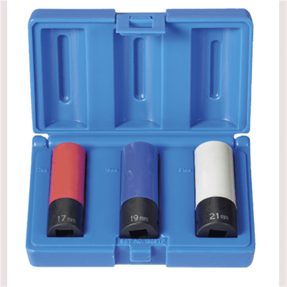 Grey Pneumatic 1503TP 1/2" Drive 3-Piece E.T.W. Wheel/Nut Protector Set