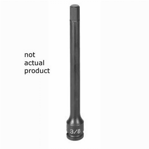 Grey Pneumatic 19056M 3/8" Drive x 5mm Hex Driver 6" Length