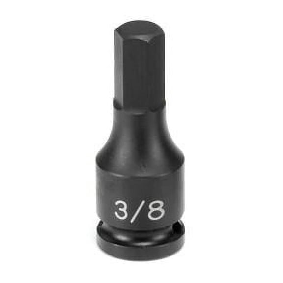 Grey Pneumatic 1909F Hex Driver Socket, 3/8" Drive x 9/32"