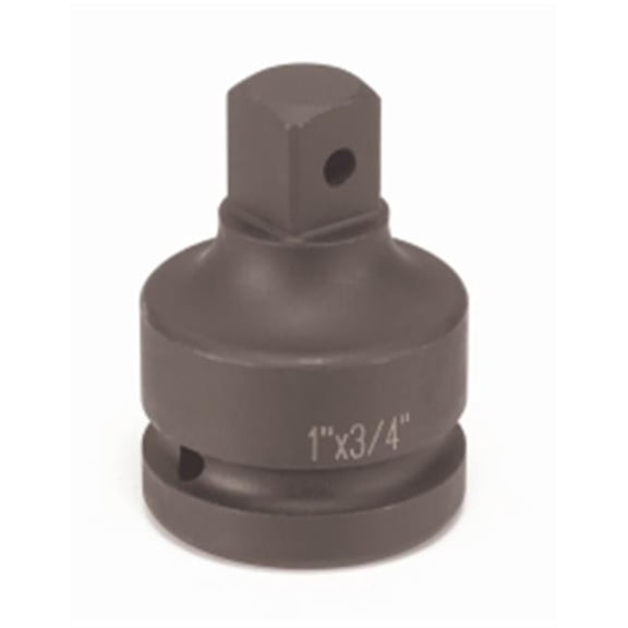 Grey Pneumatic 1in. Drive Female x .75in. Male Square Drive Impact Socket Adapter with Pin Hole