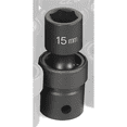 thumbnail image 1 of Grey Pneumatic 2015UM 1/2" Drive x 15mm Standard Universal, 1 of 2