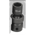 thumbnail image 1 of Grey Pneumatic 2016UM 1/2" Drive x 16mm Standard Universal, 1 of 2