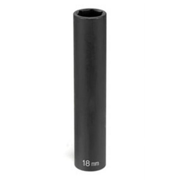 Grey Pneumatic 2018XMD 1/2-Inch Drive X 18mm Extra-Deep Socket - Grey