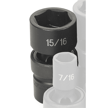 Grey Pneumatic 2030U 1/2" Drive x 15/16" Standard Universal