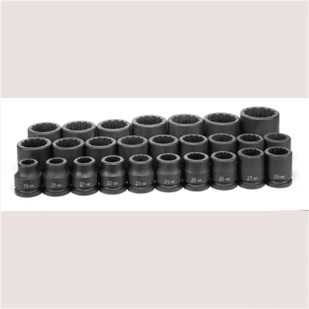 Grey Pneumatic 3/4" Dr. 26 Piece Metric Master Set - 12 Point