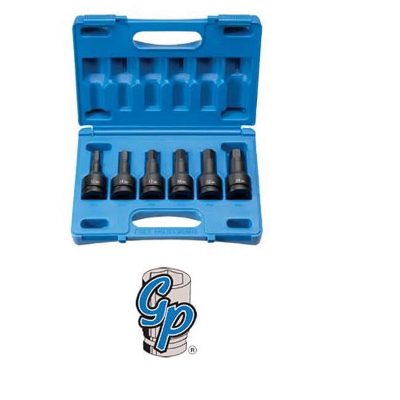 Grey Pneumatic 3/4'' Drive 6 Pieces Hex Driver Metric Set