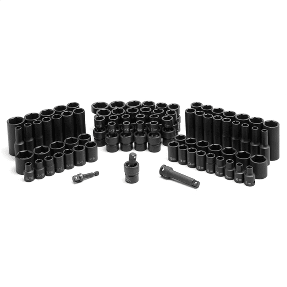 Grey Pneumatic, 3/8" Chrome Finish Socket Wrench & Set, 81 Piece